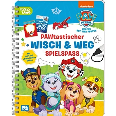 Afbeelding van PAW Patrol Mitmachbuch: PAWtastischer Wisch &amp; Weg Spielspaß: mit abwischbaren Seiten und Stift Für Kinder ab 4 Jahren