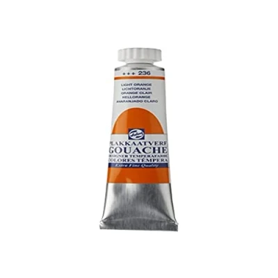 Afbeelding van Plakkaatverf 236 Lichtoranje Gouache extra fine Talens 20 ml