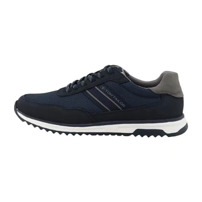Afbeelding van Tom Tailor Heren 9580050003 sneakers, marineblauw, 42 EU, Donkerblauw, EU