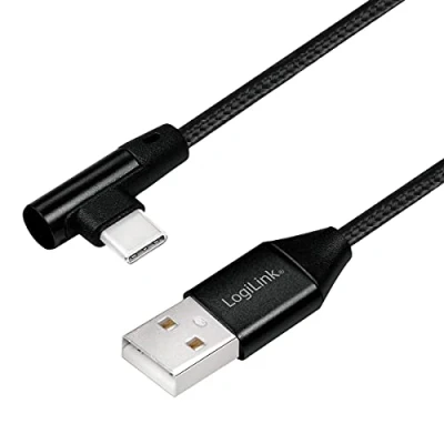 Afbeelding van LogiLink CU0137 USB kabel 0,3 m 2.0 A C Zwart
