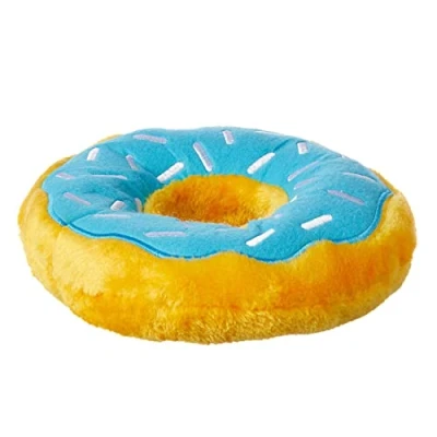 Afbeelding van Zippy Paws ZP865 Jumbo Donutz Blueberry speelgoed voor dieren honden knuffel speeltje hondenspeelgoed piep bijten