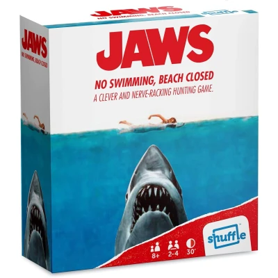 Afbeelding van Jaws Card Game Kaartspel Gezelschapsspel Shuffle Games Retro Geek Gift Cadeau