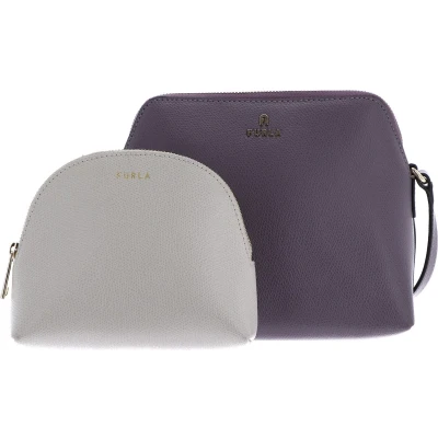 Afbeelding van FURLA Schoudertas Ares Camelia Mini Crossbody Aura + Perla e Paars
