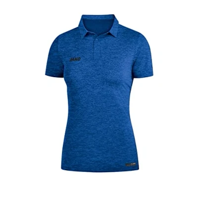 Afbeelding van JAKO Poloshirt Premium Basics, Dames, Koninklijk Gevlekt, 42
