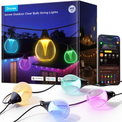 Afbeelding van Govee Outdoor Clear Bulb String Lights