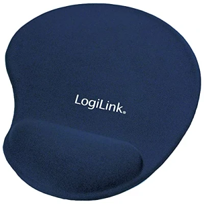 Afbeelding van LogiLink ID0027B muismat polssteun blauw