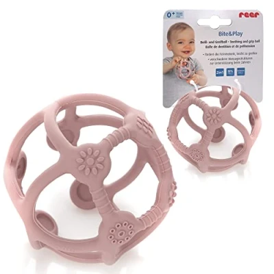 Afbeelding van reer Bite&amp;Play Bijt en grijpbal, roze