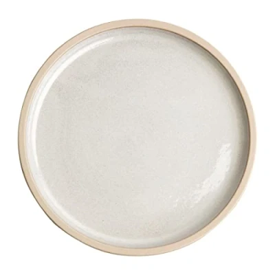 Afbeelding van Olympia Canvas platte ronde borden wit 25cm (6 stuks)