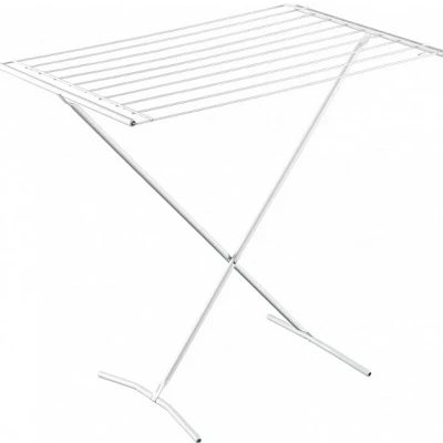 Afbeelding van Tomado Metaltex Opvouwbaar Staand Droogrek Como 8M Wit