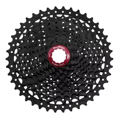 Afbeelding van Sunrace 11 speed cassette 42 tands BikeTotaal.nl Zwart