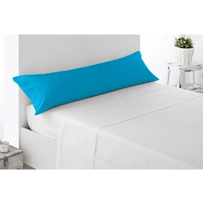 Afbeelding van Miracle Home Kussensloop, zacht en comfortabel, katoen, 50% polyester, turquoise, bed 90 cm