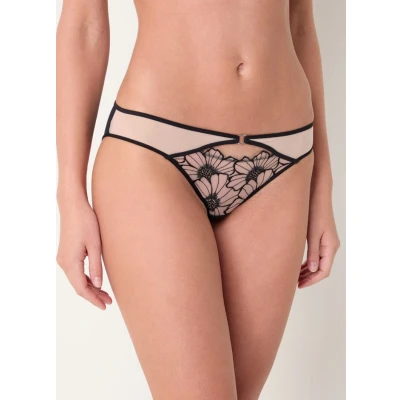Afbeelding van Chantelle dames Slip met mesh en borduring in de kleur Zwart, maat: 38