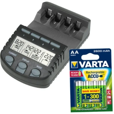 Afbeelding van Technoline BC 7 oplader incl. 4BL batterij (26mAh) kit
