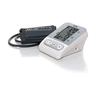 Afbeelding van LAICA BM2301 automatische bovenarm bloeddrukmeter geheugen max 120 metingen 4 gebruikers groot display inclusief opbergtas en batterijen