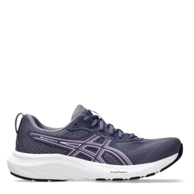 Afbeelding van Asics Gelcontend 9 Hardloopschoenen voor op de weg, Dames, Maat: 41.5, Indigo fog/light ube Textiel/ synthetisch