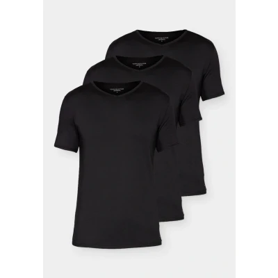 Afbeelding van Tommy Hilfiger TEE 3 PACK Hemd, Heren, Maat: Small, Black