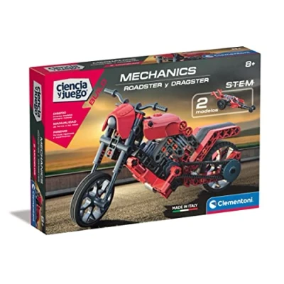 Afbeelding van Clementoni Mechanics Roadster and Dragster 55490 Wetenschapsleerspel, meerkleurig, medium