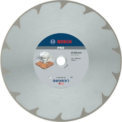 Afbeelding van Bosch Accessoires Diamantdoorslijpschijf Best for Marble 350 x 20,00+25,40 2,6 5 mm 1st 2608602702