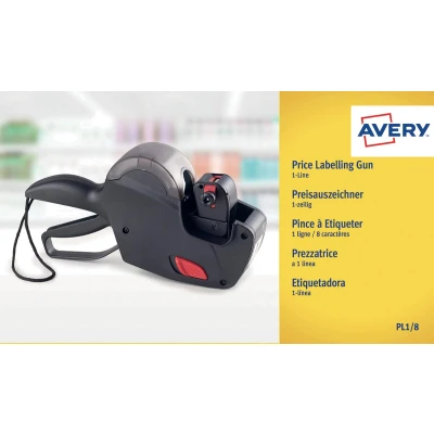 Afbeelding van Avery Pl1/8 Prijstang, Zwart Prijstangen