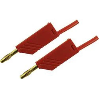 Afbeelding van SKS Hirschmann MLN 25/2,5 RT Meetsnoer [Banaanstekker 4 mm Banaanstekker mm] 25.00 cm Rood 1 stuk(s)