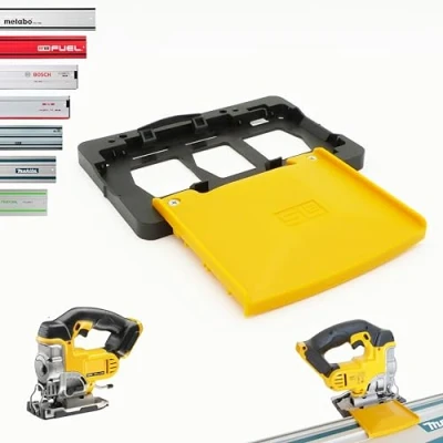 Afbeelding van SLE Professionele geleiderailadapter voor DEWALT DCS331 decoupeerzaag, adapter Makita/Festool/Bosch/Mafell/Einhell/Milwaukee/Metabo geleiderail