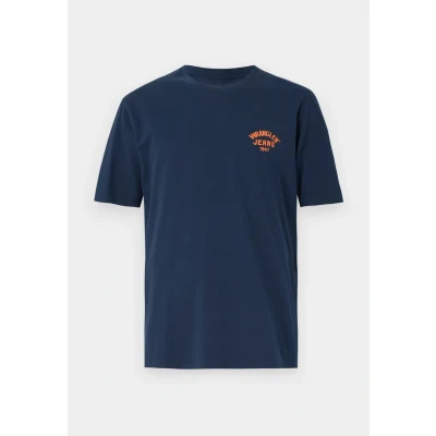 Afbeelding van Wrangler Small LOGO TEE Tshirt basic, Heren, Maat: 4XL, Navy