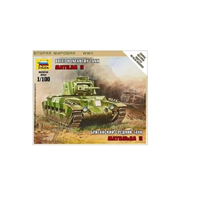 Afbeelding van Zvezda British Tank Matilda Ii (Zve6171) modelbouwsets, hobbybouwspeelgoed voor kinderen, modelverf en accessoires