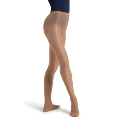 Afbeelding van Capezio Ultra Shimmery Footed Tight, Toast, Small, S