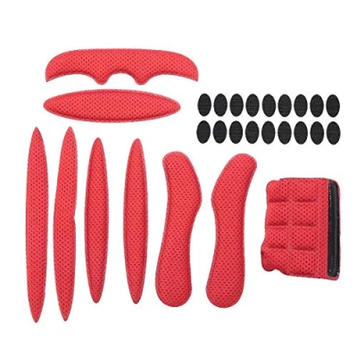 Afbeelding van Bell fietshelm reserveonderdelen, reservekussen, zachte helm padding kit, universele fiets motorhelm pad spons Magic Stick anti botsing voering bescherming met viscose