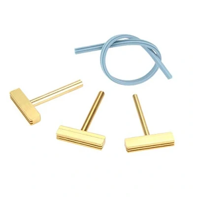 Afbeelding van Soldeerboutpunten, 3 stuks/set, 30 W/40 W/60 W T soldeerbout tips met hete persstrips, vervangende soldeerboutpunten voor LCD scherm, flexkabelreparatie