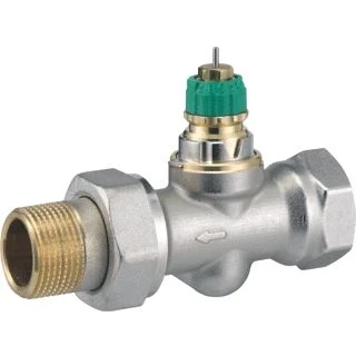 Afbeelding van Danfoss Dynamic Valve thermostatische radiatorafsluiter recht 3/4 instelbaar debiet van 25 135 l/h RA DV