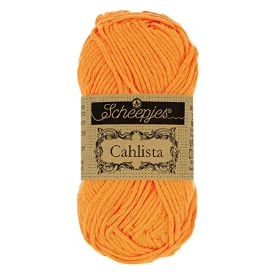 Afbeelding van Scheepjes Cahlista 411 Sweet Orange Garen 10x50g