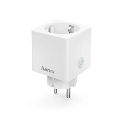 Afbeelding van Hama Wi Fi Stopcontact HomeKit SmartPlug 16A 3680W WLAN Smart Solution App en Spraakbesturing Compatibel met Apple Home, Alexa, Google Assistent Wit
