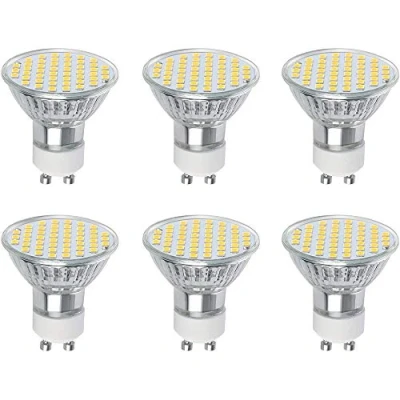 Afbeelding van Vicloon GU10 LED Lamp, 6 stuks 3W Spot equivalent 30W halogeenlamp, 2700K warm wit, 300LM, 120 stralingshoek