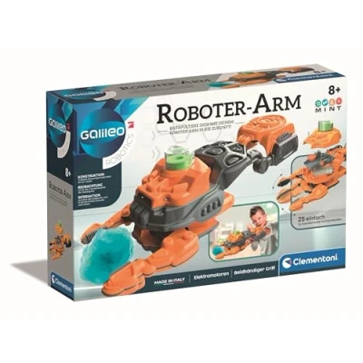 Afbeelding van Clementoni Galileo Robotics 59328 Robotarm, voor kleine ingenieurs, mechanica en techniek, speelgoed kinderen vanaf 8 jaar