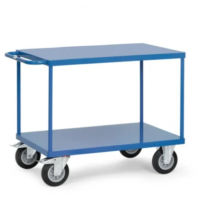 Afbeelding van Fetra 2400B Tafelwagen Staal Poedercoating Laadvermogen (max.): 400 kg Stralend blauw (RAL 5007)