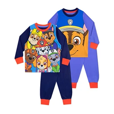 Afbeelding van Paw Patrol Jongens Pyjama&#039;s 2 Pack Blauw 98