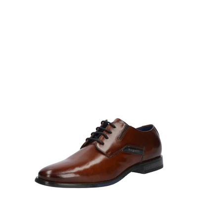 Afbeelding van bugatti Veterschoenen, Heren, Maat: 40, Cognac Leer