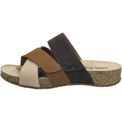 Afbeelding van Josef Seibel Muiltjes met hak, Dames, Maat: 42, Beige multi Schoenen