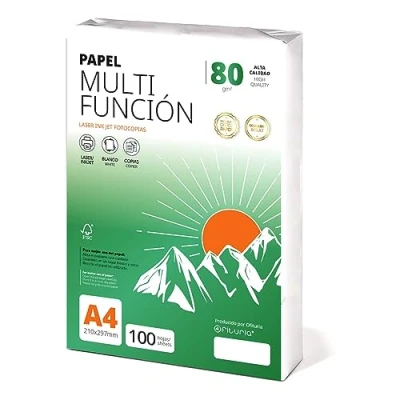 Afbeelding van Folios Ofituria A4, 80 g, 100 vellen, multifunctioneel papier voor printer, laserprinter en injectieprinter, kopieerapparaat, kantoor, schoolbenodigdheden, papierpakket (80 h)