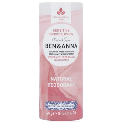 Afbeelding van Deodorant Cherry Blossom Ben &amp; Anna Natuurlijk en Vegan 40gr