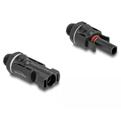 Afbeelding van Delock DL4 Solar Konnektoren zum Crimpen, Stecker und Buchse, schwarz
