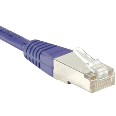 Afbeelding van Netwerkkabel RJ45 CAT 6 F/UTP paars 0.5 m