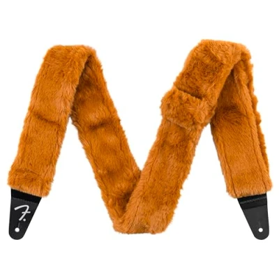 Afbeelding van Fender Supersoft Strap &quot;Poodle Plush&quot; Rust Gitaarband