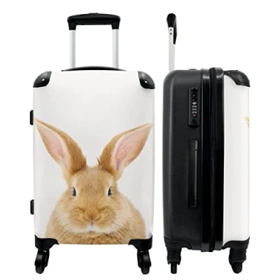 Afbeelding van NoBoringSuitcases.com Grote koffer Kinderkoffer geschikt voor jongens en meisjes XL Reiskoffer met 4 wielen kids Trolley op wieltjes 60 liter Rolkoffer groot kinderen Ruimbagage valies 20kg Hardcase large Suitcase medium lichtgewicht