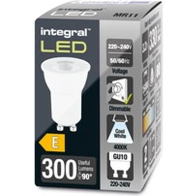 Afbeelding van Dimbare GU10 Spot LED Lamp Koel Wit (4000K) 3.6 Watt, vervangt 40W Halogeen Integral