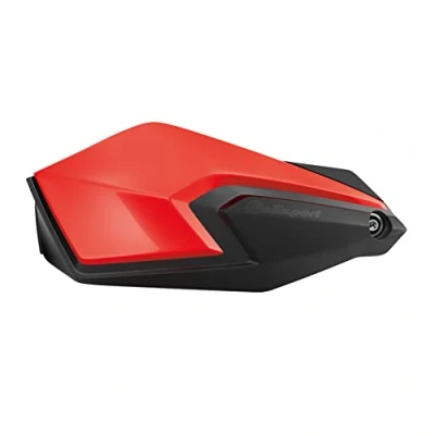 Afbeelding van POLISPORT 8308900005 Handkappen S DUAL 2 bevestigingspunten MX Style gemaakt van kunststof met montagekit inbegrepen compatibel alle MX/enduro modellen in kleur rood