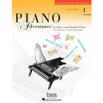 Afbeelding van piano adventures level 4 sightreading book