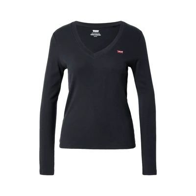 Afbeelding van Levi&#039;s Essential Housemark T shirt met lange mouwen voor dames, caviar, L