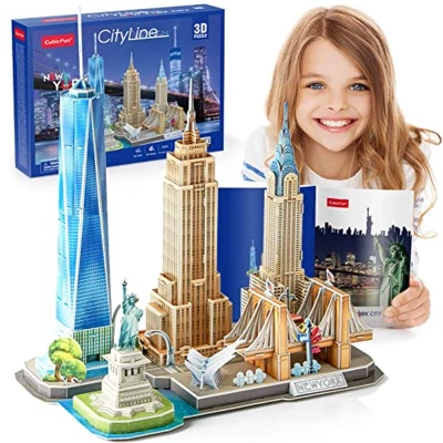 Afbeelding van Cubic Fun 3D Puzzel City Line New York 1 stuk